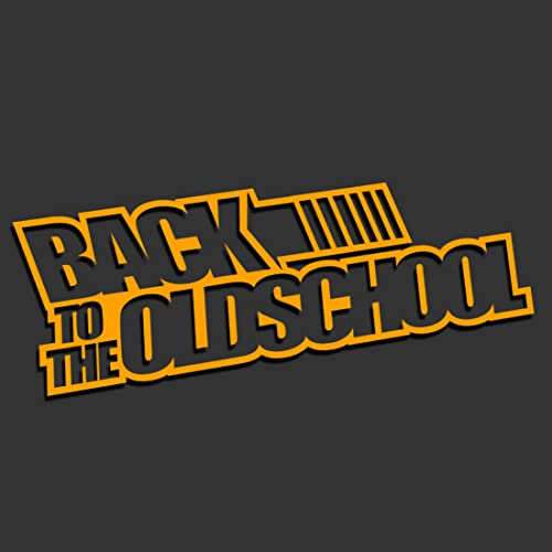 Back to The Oldschool L 1565 (orange) // Sticker OEM JDM Style Aufkleber