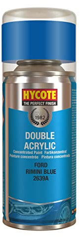 Hycote Double Acrylic Aerosol Car Spray Paint, Ford - Rimini Blue, 150 ml