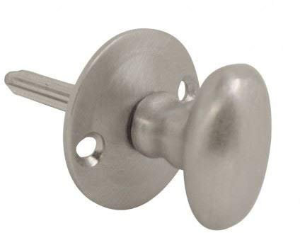 Dzina Perno ovalado de seguridad para puerta, cromo satinado, 1 unidad