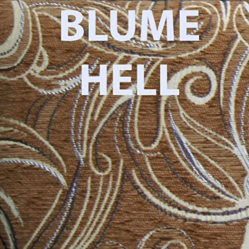 k koma Massivholz Stuhl aus Kiefer in Farbe Erle – Polsterstuhl mit Bezug Blume Hell– Esszimmerstuhl, NEU