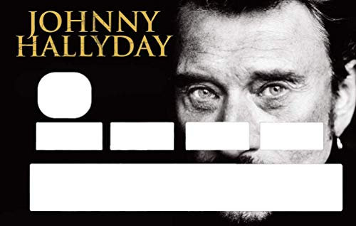 Super Hersteller-Aufkleber, Johnny Hallyday, zum Personalisieren Ihrer blauen Karte, je nach Lust der Zeit