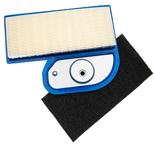 vhbw 1x filtro dell'aria, 1x pre-filtro compatibile con John Deere LT190, LT180, GX325, GT235, 325, LX277, LTR180 trattore, tagliaerba