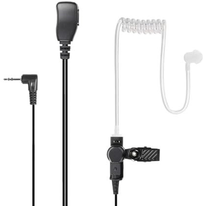 Hoornie Funkgerät Headset für die Motorola TLKR und TalkAbout Serie. TLKR-T60, TLKR-T61, TLKR-T62, TLKR-T72, TLKR-T80, TLKR-T81, TLKR T82 Extreme, TLKR T92 H2O inkl. 10x kostenlose Ohrstöpsel
