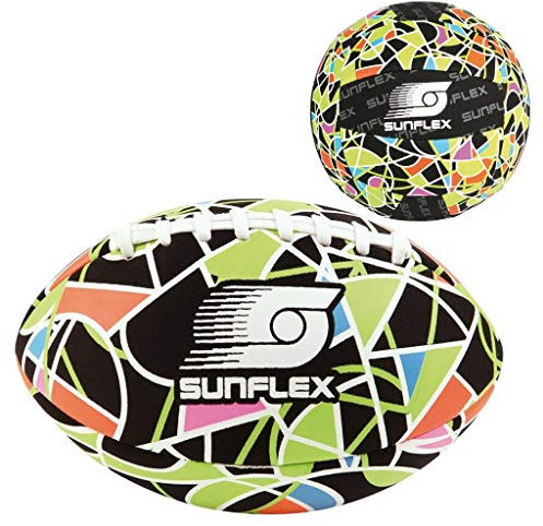 Sunflex Neopren Beach und Funball Color Pro | Volleyball Gr. 3 und American Football weich und leicht für den Strand und das Wasser | springt auf dem Wasser | extrem robust und für Jede Altersgruppe