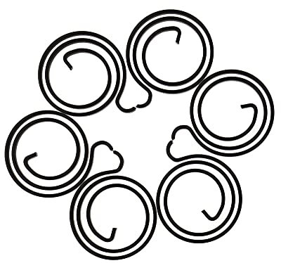 YINETTECH 6pcs Ressorts de Poignée Matériel de Porte 2.5 Bobine Rotation 3mm d'épaisseur Réparation de Porte à Maison