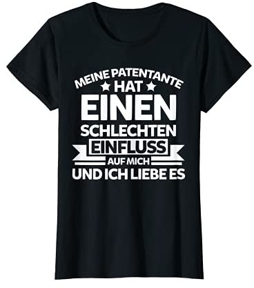 Damen Meine Paten Hut Schlechten einfluss Godchild T-Shirt