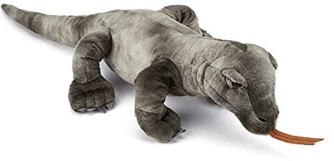 Zappi Co Weich gefülltes Kuscheltier für Kinder Komodowaran Plüschtier (48cm Länge) Safari-Tiere Kollektion Plüschteddy Neugeborenes erstes Kind