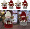 Cepewa Dekoengel 4er Set | H11cm zum Aufstellen Metall Polyester | Weihnachtsengel Weihnachtsdeko (4er Dekoengel)