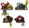 Holzura Regal für Toniefiguren, Wandregal für Kinder, Aufbewahrung für Tonies und Tonibox, Kinderregal für Tonie, Wolke (4er Set)