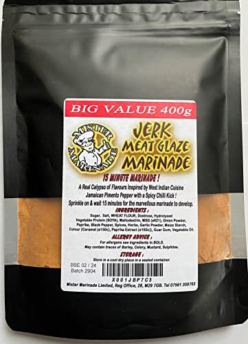 MISTER MARINADE Meat Glaze Marinade Big Value 400g BBQ Seasoning (Jamaican Jerk)