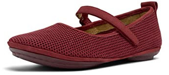 Camper Women's Right Nina K201402 Ballet Flat, Burgundy 004, 3 UK