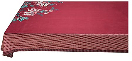 PIP STUDIO 51035048 Flower Festival Tischdecke Dark pink 140 x 180 cm (1 Stück)