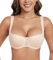 DotVol Women's Lightly Padded Balconette Bra Lace Demi Balcony Push Up Underwired Bralette(Beige#1,32D)