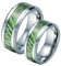 BCughia Freundschaftsringe Beste Freundinnen, Freundschaftsringe in Silber 8 mm Silberring mit Zweigmuster Damengröße 60 (19.1), Herrengröße 60 (19.1)