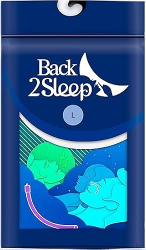 Back2Sleep Nässtent Anti-Snarkning Storlek L - Mjuk Näsdilatator Medicinsk Silikon - Sömnapné Lösning - CE Medicinteknisk Produkt Engångsanvändning