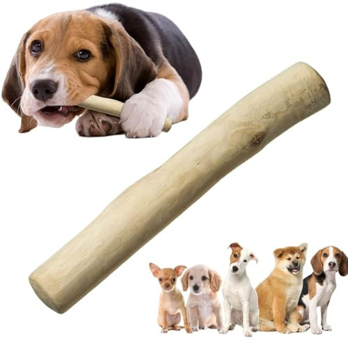 Cutiolly Kaffeeholz Kaustab,Kaffeeholz Kaustab für Hunde,Kauholz für Hunde,Hundespielzeug Kauen,Stifte Kauen für Kleine und Mittlere Hunde,Für Hunde bis 10 kg Körpergewicht,S,12-15cm