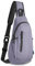 TITECOUGO Kleiner Canvas Sling Bag Leichter Crossbody Bag für Frauen Rucksack für Männer Lauf-Rucksack Reise-Brusttasche Schulter Tagesrucksack für Fitnessstudio Arbeit Outdoor Wandersport Helllila
