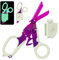Trauma Schere Emergency Shears mit Strap Cutter und Glass Breaker Faltbare Scherenzange aus Edelstahl, Outdoor Camping Rescue Scissors Tools