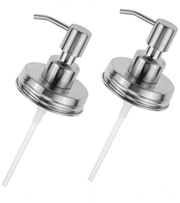 4 Stück Seifenspender Saucenspender Deckel Für Seifendosen Pumpendeckel Für Lotionsspender Lotionsspenderpumpe Aus Edelstahl Tgi Bettkopfshampoo Flasche Ersetzen Einmachglas Mann