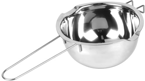NATUCE Schmelzschale, Schmelztopf, Schmelztopf für Schokolade, Wasserbad Schmelzschale, Schmelzen Topf mit Hitzebeständigem Griff, Schmelztopf Schokolade für Butter, SüßIgkeiten, Käse, Karamell