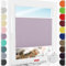 Schuette® Plissee ohne Bohren zum Kleben ● Premium Kollektion: Plum Charm (Lila) ● 155x150cm (Breite x Höhe) ● Suprafix Faltrollo Klebehalterung ● Bequeme Rollo Montage inkl. Video