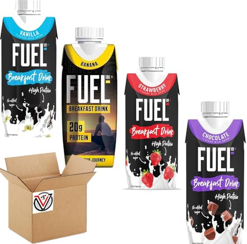 Generic Liquid Breakfast Vanilla, Strawberry, Chocolate & Banana Drink 330ml | Pick any flavour & number of drinks
