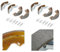 Preiswert&Gut 2x Bremsbacken Anhänger Bremsbeläge 160x35 kompatibel für Knott >'89 16-1365/2