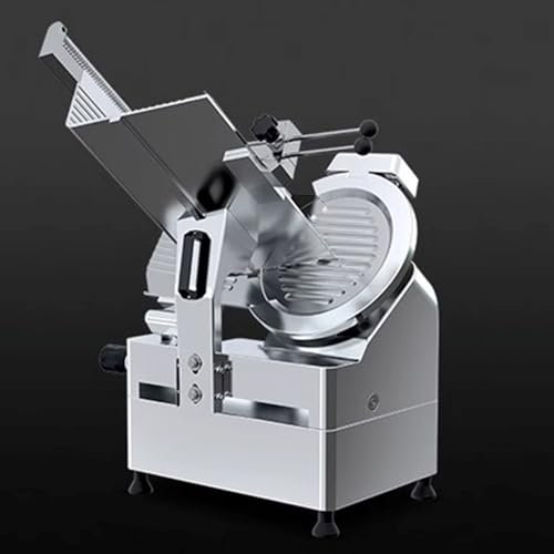 YJFEDCC Household Meat Slicer, Commercial Electric Meat Slicer for Fat Beef Roll, Fully Automatic Sliced Mutton Slicer for Frozen Meat Hot Pot