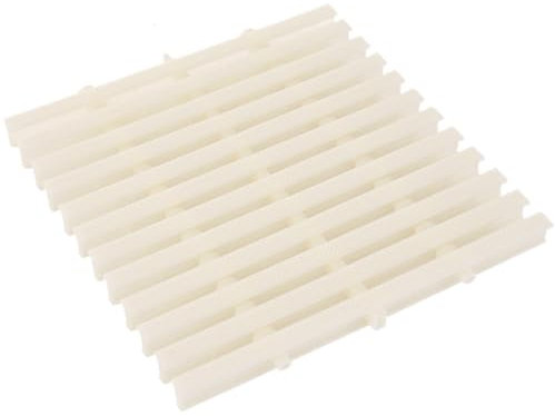 ZXHKZDX Rejilla De Drenaje para Piscinas, Plástico Desagüe con Cubierta, Antideslizante Cuadrado Rejilla Adaptador De Drenaje para Entradas De Vehículos Patios(White,100X20X2cm)