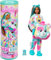 Barbie Cutie Reveal Care Bears Serie 2 Good Vibes Bear Muñeca y accesorios con 10 sorpresas, incluye cambio de color y un osito en miniatura, JFV62