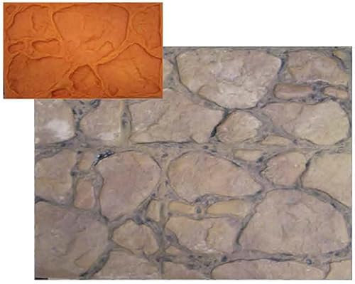 Molde para hormigón impreso tematización textura PIEDRA BOLONIA 59x29,5 cm- VERTICAL Moldes Hormigon Impreso Vertical, Paredes.