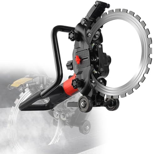 Generic Concrete Cutting Saw, Electric Circular Saw Wall Cutter, 8800W, 3000 RPM, 270mm Cutting Depth, 3 Blades, Titanium Alloy Blade, 27cm x 27cm x 27cm