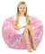decalsweet Sitzsack Kinder Spielzeug Stofftier Aufbewahrung, Große Größe Kuscheltiere Aufbewahrung für Mädchen Jungen, Sitzsack-Stuhlbezug für Kinderzimmer Farbverlauf Einhorn(Nur Tasche