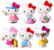 KATVVYE Hello Kitty - 6 figuras decorativas para tartas