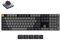 Keychron K5 QMK Custom Mechanical Keyboard, US ANSI Ultra-Slim Full Size 104 Keys Wireless Gaming Keyboard, Low-Profile Brown Switch with RGB Backlits for Mac Windows, Version 2