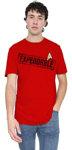 Star Trek Expendable Unisex T Shirt, Red, Large