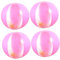GANAZONO 4 Stück aufblasbarer Wasserball federnd Jumbo riesig aufblasbar Schwimmbecken aufblasbarer Ball Strandball Springball Ball für Spielplatzbälle PVC Rosa