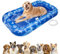 Yaskyly Galleggiante Piscina per Cani Zattera Galleggiante Gonfiabile Piscina per Cani Galleggiante per Piscina Gonfiabile per Cani di Taglia Media e Grande, Galleggiante Piscina per Animali Domestici