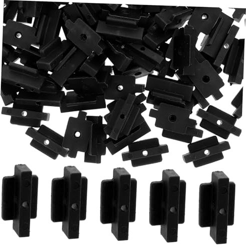 VILLCASE Verdeckte Terrassenbefestigungen für Verbundbeläge 202 Stück Langlebige Clips Installieren für Nahtlose Oberflächen