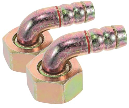 Gadpiparty Gas Stove Universal Elbow Connector 4mm Female Thread to Male Pipe Fitting for Cooktop Gas Line Replacement