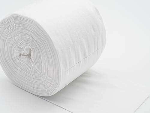 Trockene Vliestücher zur Desinfektion [140 Blatt - 15x30 cm] – fusselfrei, reißfest & saugstark - ideal für medizinische & hygienische Flächendesinfektion (1 Rolle)