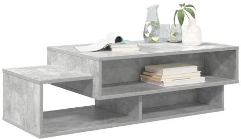 vidaXL Couchtisch Betongrau 105 x 50 x 32,5 cm Holzwerkstoff