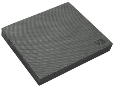 VonBueren Balance Pad XL | 48 x 40,5 x 6 cm grau | Balancepad rutschfest | Schaumstoffmatte für Stabilitätstraining, Yoga, Physiotherapie und allgemeine Fitness