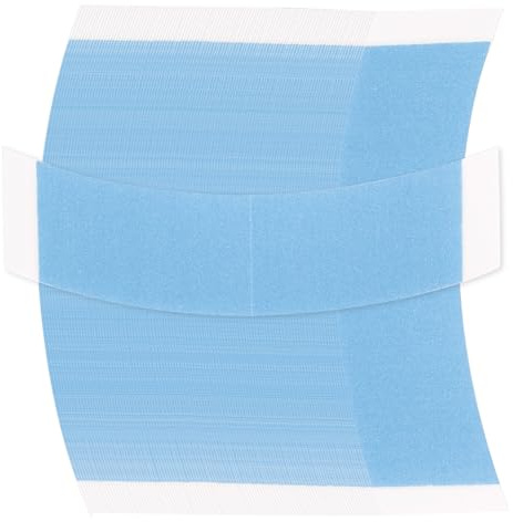 SAVITA 108pcs Wig Tapes for Lace Wigs, Ultra Hold Invisible Waterproof Double Sided Front Hair Tape Adhesive Toupee Tape Strips Accessories for Fixing Wigs (Blue)