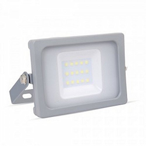 LED Flutlicht 10W Ultra Slim IP65 6400K grey Body NEU