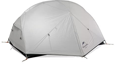 Naturehike Unisex-Adult Mongar Ultralight 2 Man Tent, 20d Grau, 2 Person