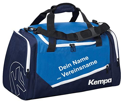 Kempa Sporttasche L Teamsport blau/Marine 68 x 30 x 37 cm 75 L + Aufdruck Name