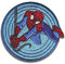 Marvel © Spiderman Comic ragnatela tondo - Toppe termoadesive Patch Toppa ricamate