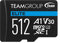 TEAMGROUP Elite A1 512GB microSDXC UHS-I U3 V30 A1 High Speed Flash Memory Card with Adapter for Phone, Android Mobile Device, 4K Shooting TEAUSDX512GIV30A103 (Read Speed up to 90MB/s)