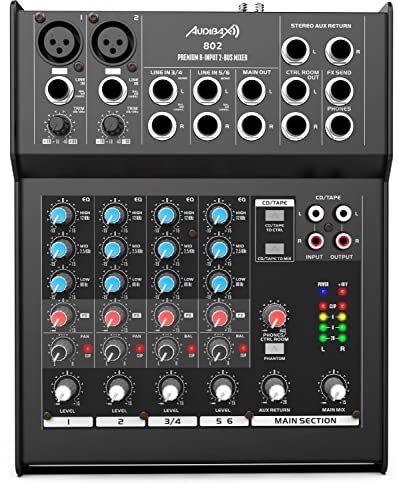 Audibax 802 Mesa Mezclas 6 Canales